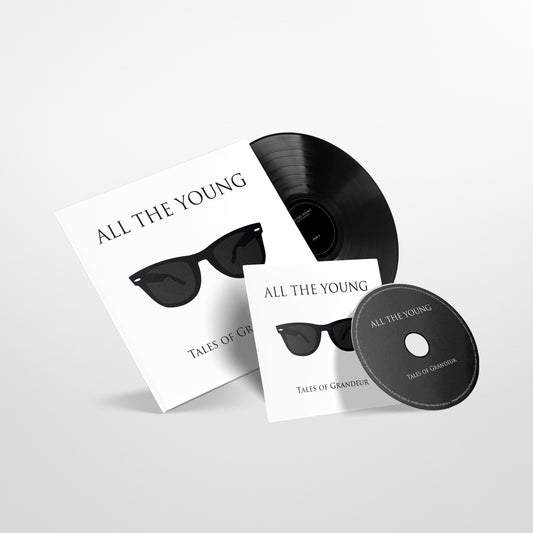 All The Young - 'Tales Of Grandeur' LP - Bundle - Black 12" Vinyl Disc + CD