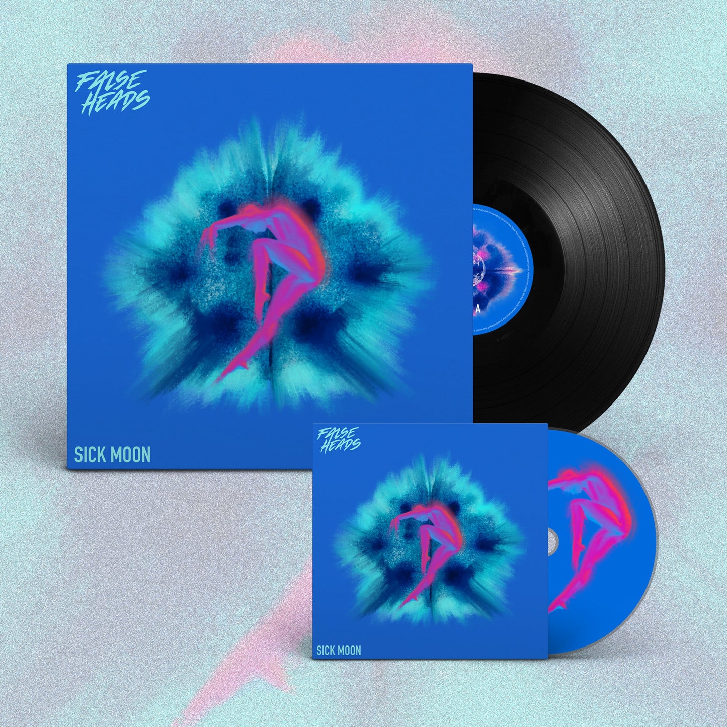 False Heads - 'Sick Moon' LP - Bundle - Black 12" Vinyl Disc + CD