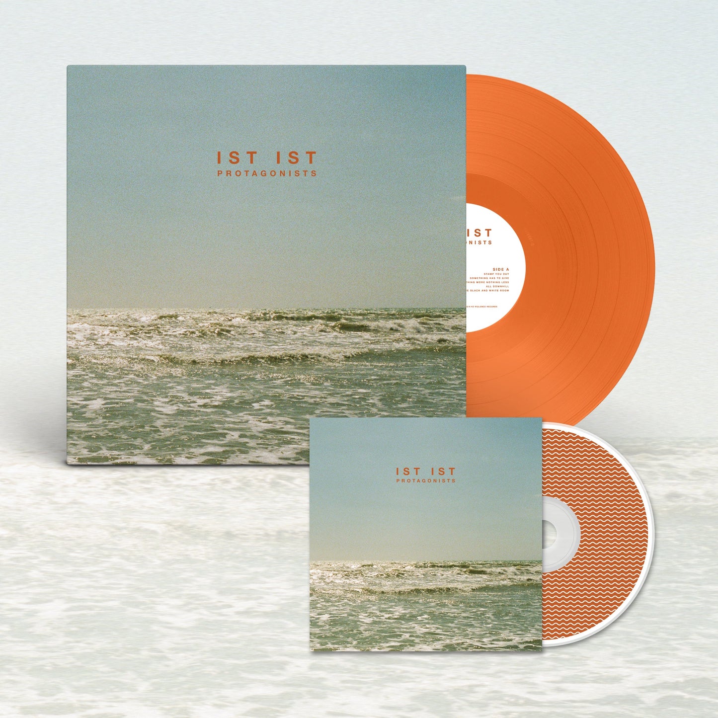 IST IST 'Protagonists’ LP - Bundle - Limited Edition Translucent Orange 12" Vinyl Disc + CD