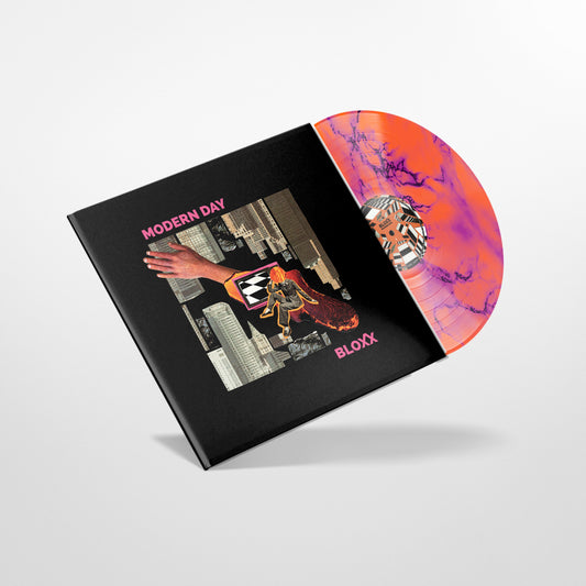 BLOXX - 'Modern Day' EP - Vinyl - Pink and Orange Marble 12" Disc