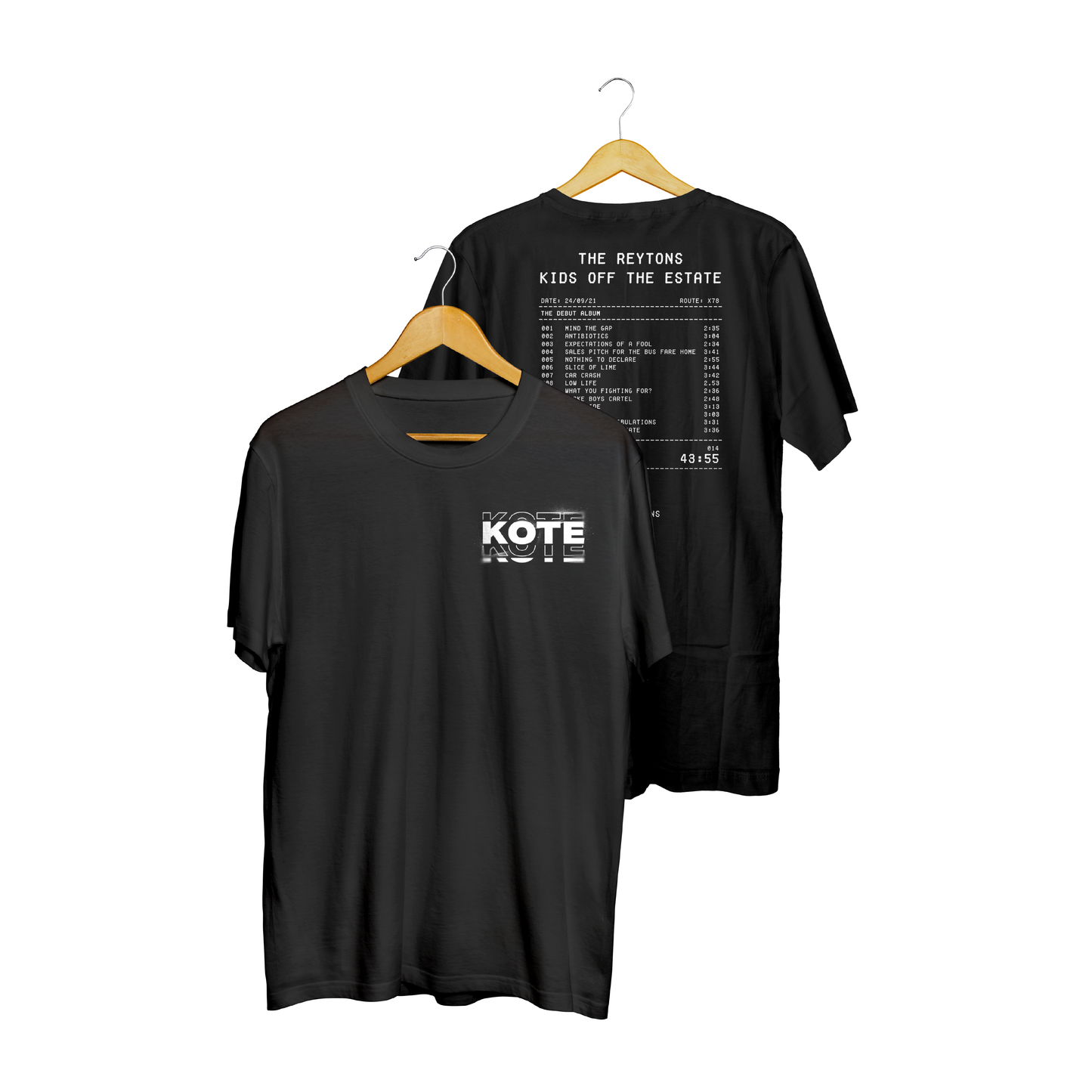 The Reytons 'Kids Off The Estate' LP - Merch - T Shirt