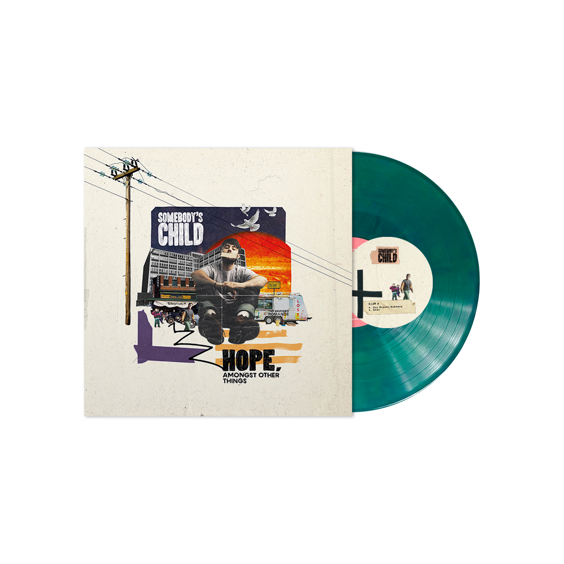 Somebody's Child - 'Hope, Amongst Other Things' EP - Vinyl - 10" Eco-Mix Coloured Disc