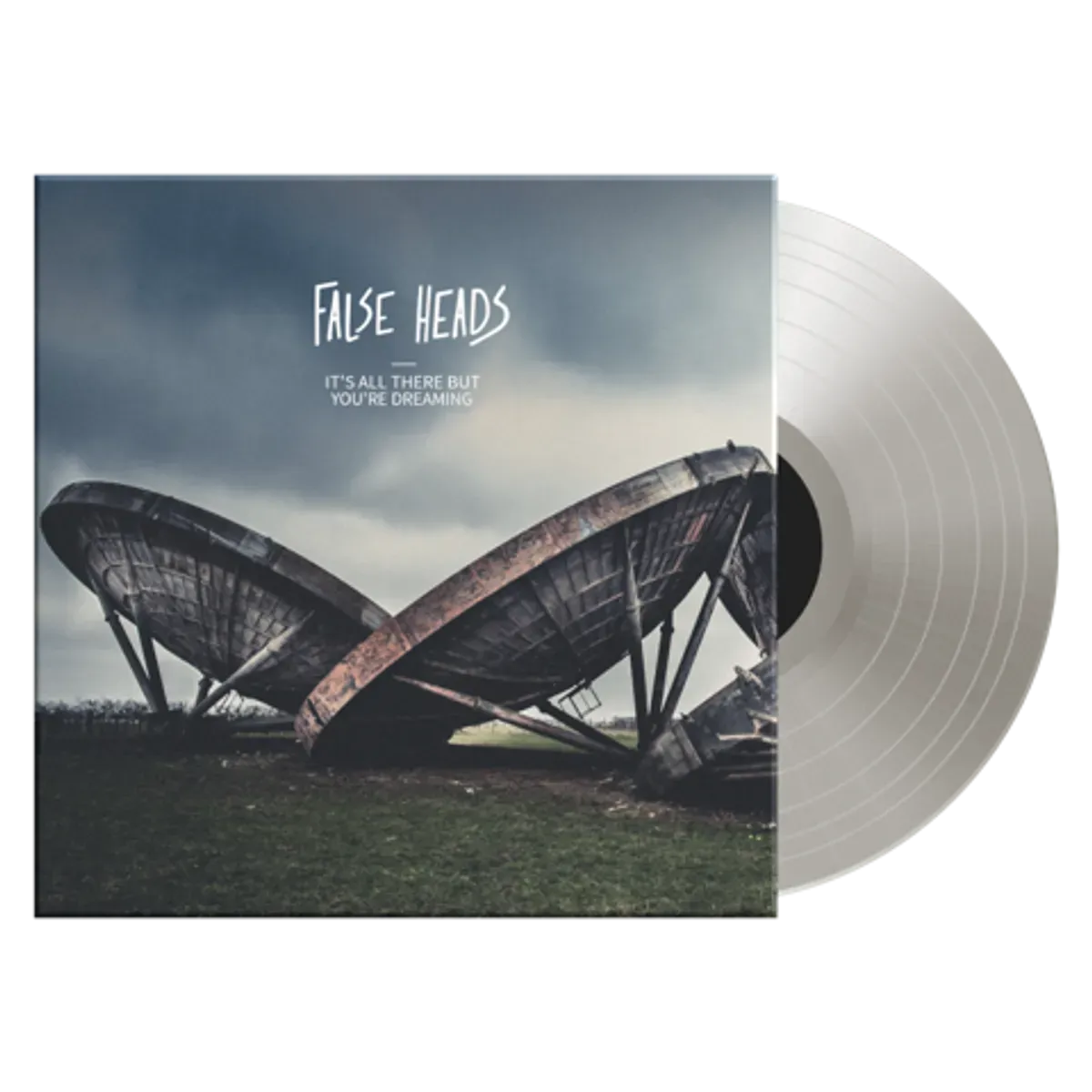 False Heads - 'It's All There But You're Dreaming' LP - Vinyl - Silver 12" Disc