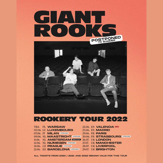 Giant Rooks are coming back to the UK this July for the first time since their debut album ROOKERY was released and charted at #3 in Germany!