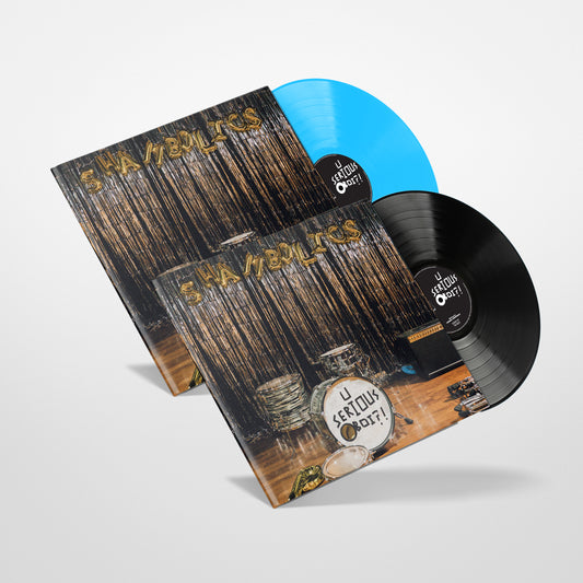 Shambolics - 'U SERIOUS BOI?!' EP - Bundle - Electric Blue 12" Disc + Black 12" Disc
