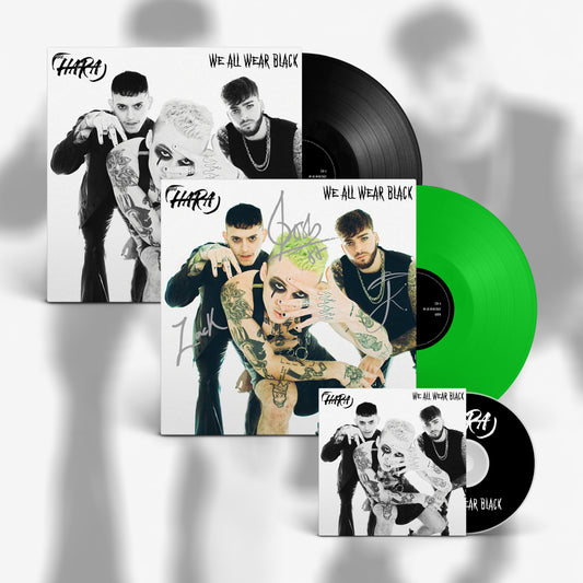 THE HARA - 'We All Wear Black' EP - Bundle - Limited Edition Green 12" Vinyl Disc + Black 12" Vinyl Disc + CD