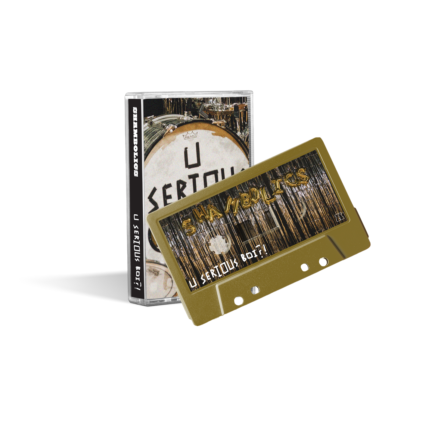 Shambolics - U SERIOUS BOI?!' EP - Gold Cassette Tape