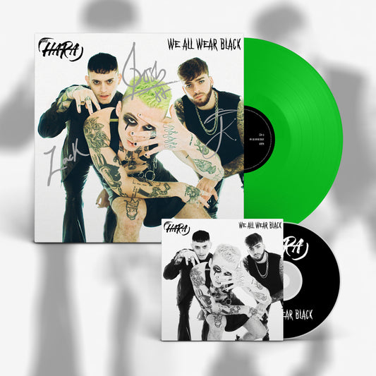 THE HARA - 'We All Wear Black' EP - Bundle - Limited Edition Green 12" Vinyl Disc + CD