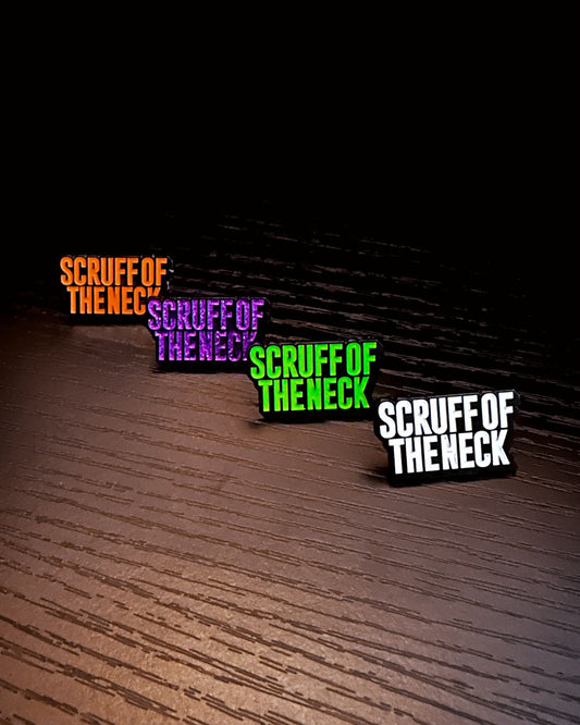 Scruff of the Neck - Merch - Logo Enamel Pin Badge Bundle x4 - 15th Anniversary Edition