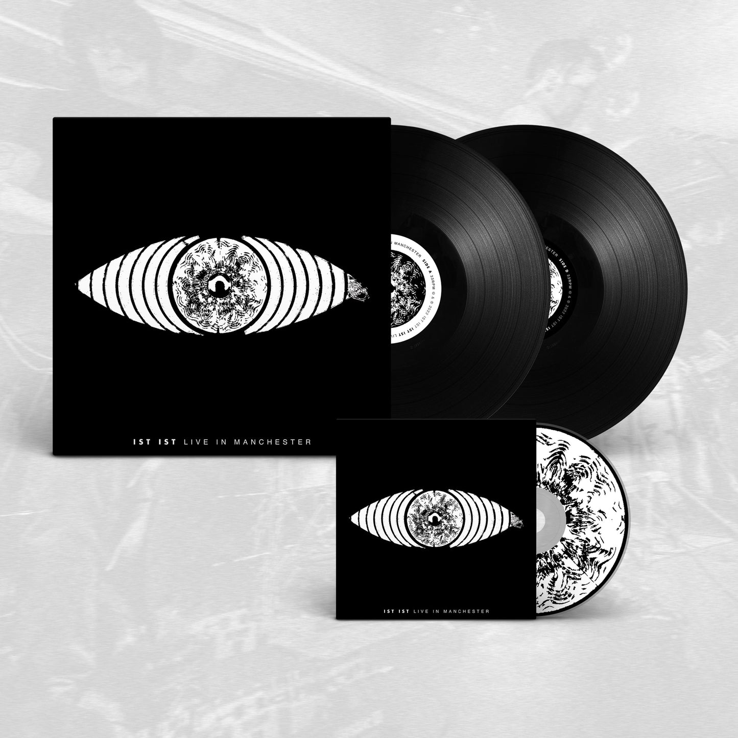 IST IST - 'Live in Manchester' - 2x LP - Bundle - Black Heavyweight 12" Vinyl Discs + CD