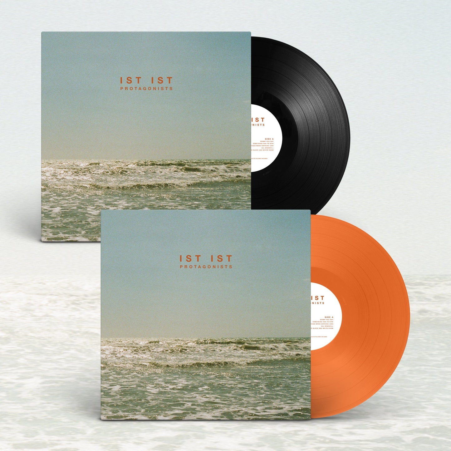 IST IST 'Protagonists’ LP - Bundle -Limited Edition Translucent Orange 12" Disc + Heavyweight Black Vinyl 12" Disc