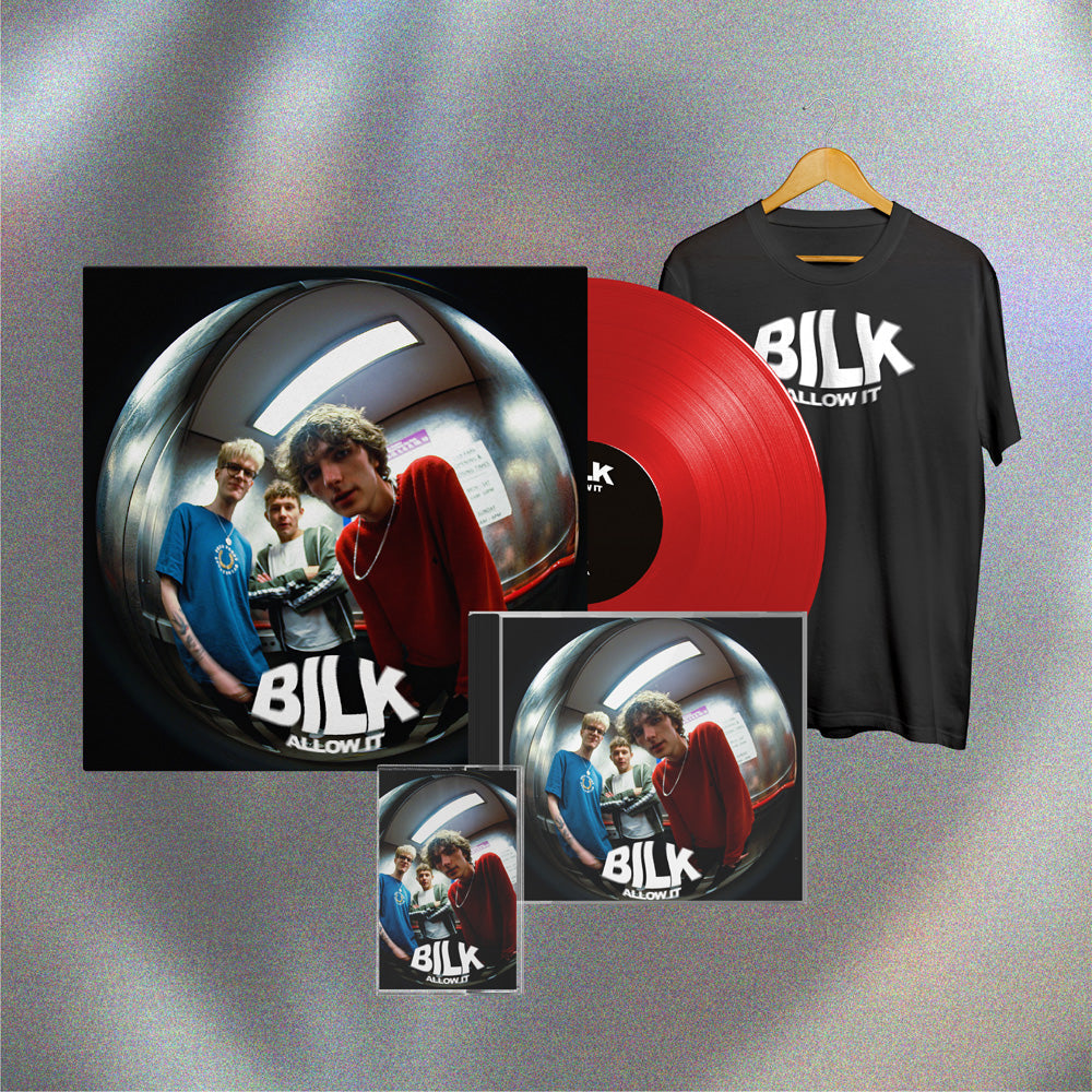 Bilk -  'Allow It' EP - Bundle - Limited Edition Red 12" Vinyl Disc + CD + Cassette + T Shirt