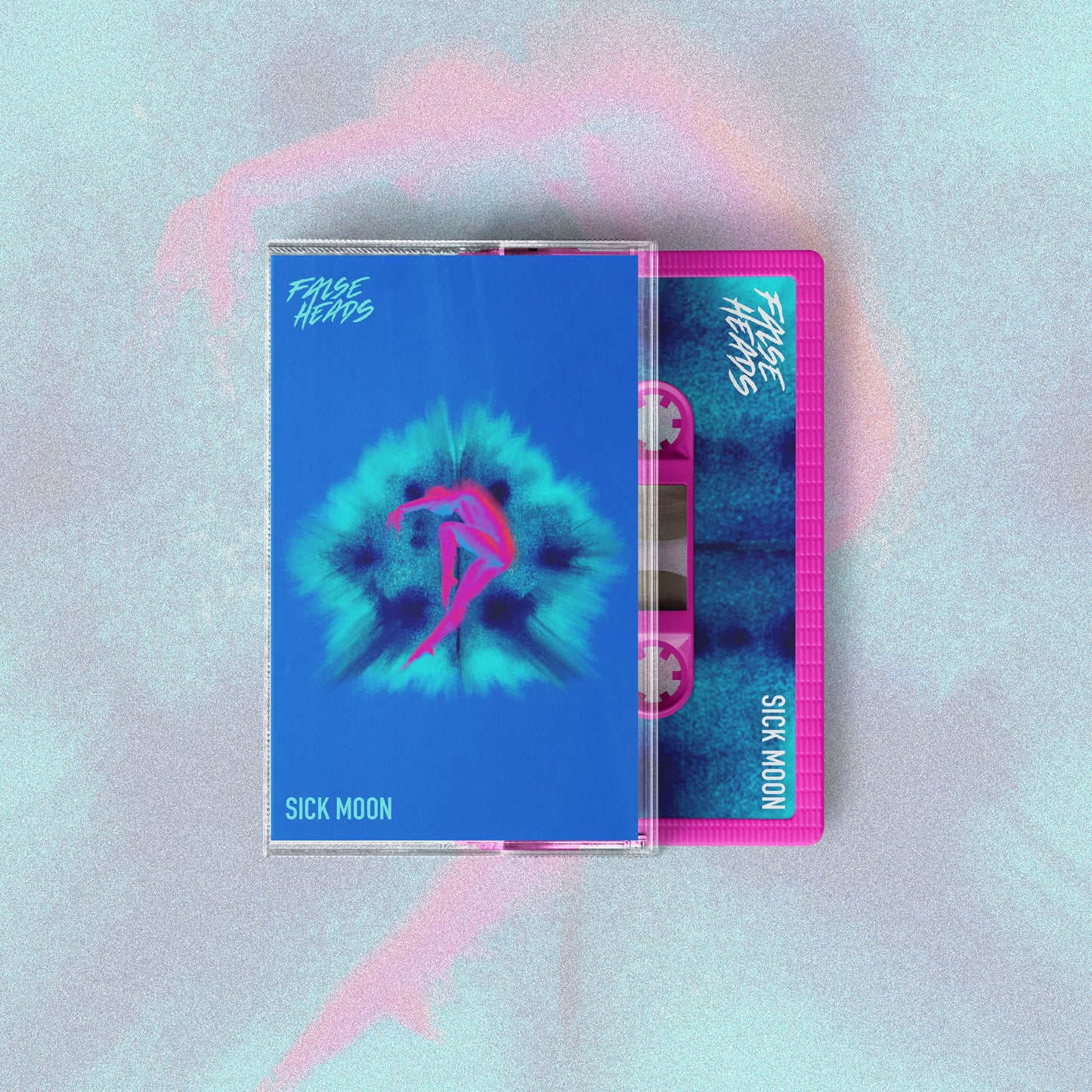 False Heads 'Sick Moon' LP - Cassette - Pink Tape