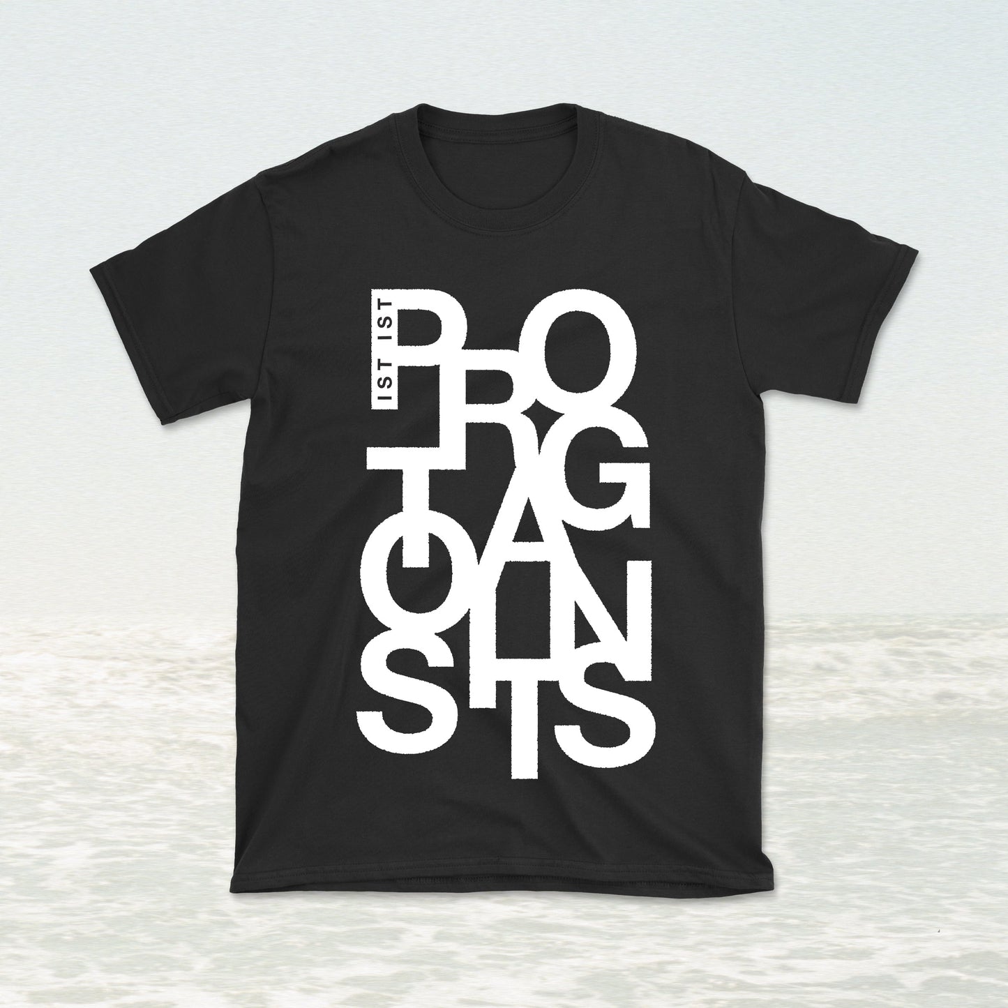 IST IST 'Protagonists' LP - Merch - Black Letters T-Shirt