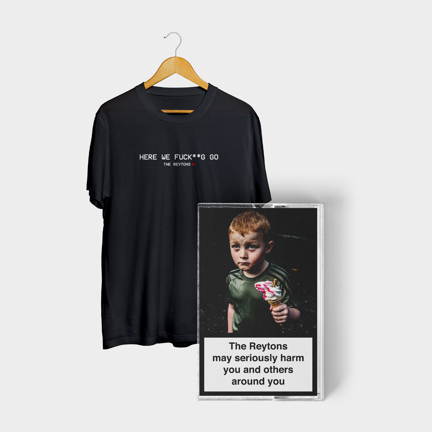 The Reytons - 'May Seriously Harm You and Others Around You' EP - Bundle - T-Shirt + Cassette